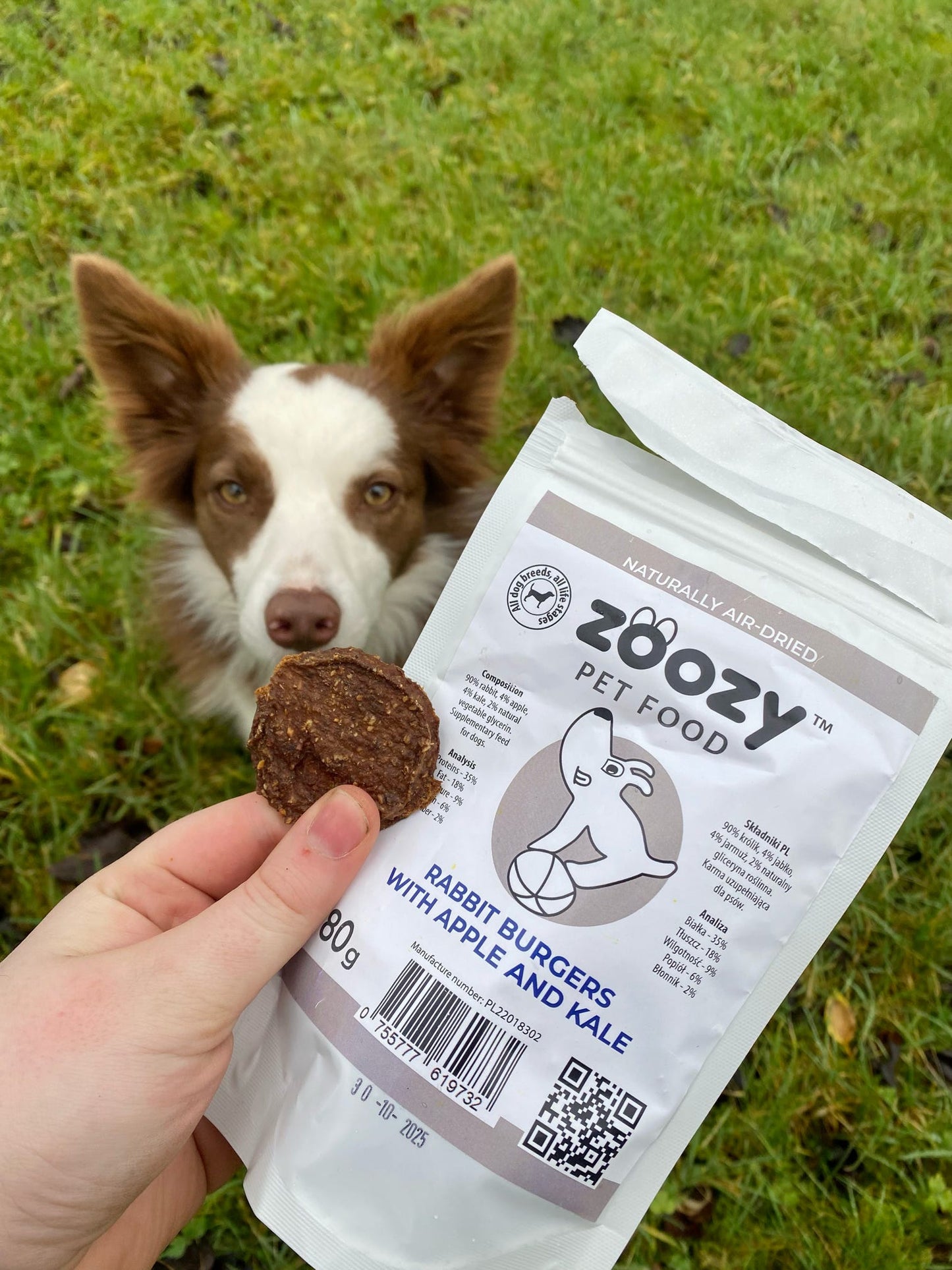 Burgery z królika z jabłkiem i jarmużem