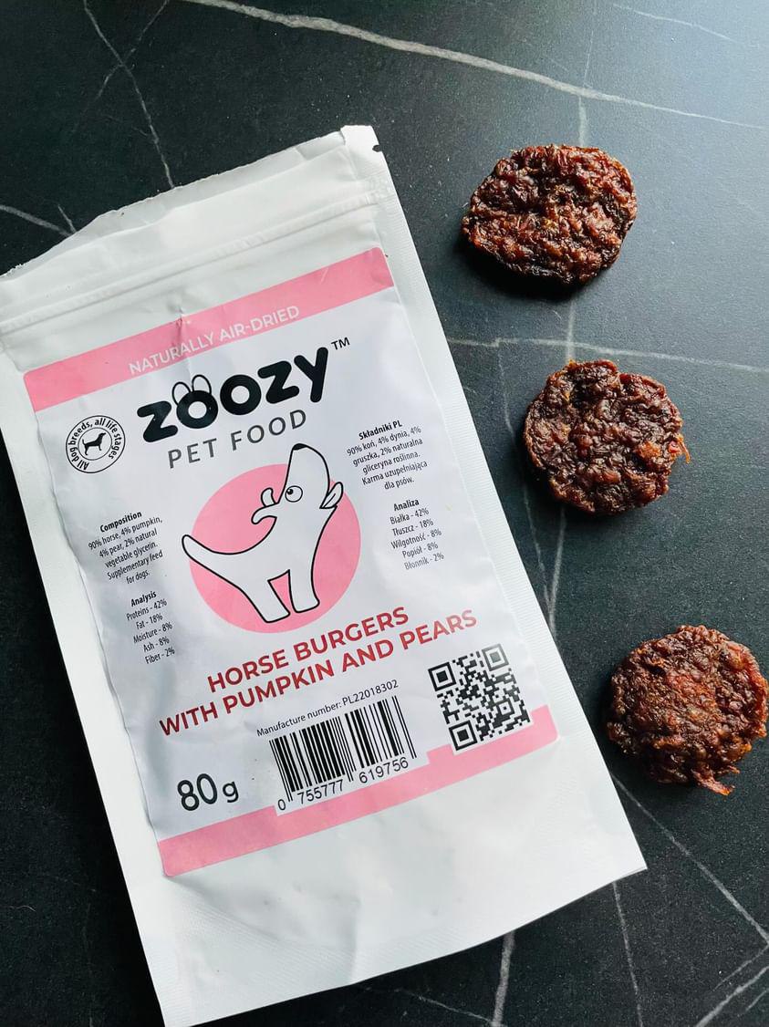 Burgery z koniny z dynią i gruszkami